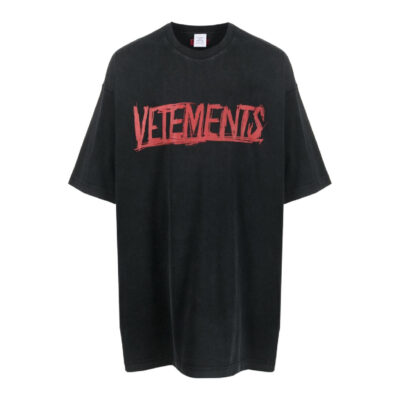 VETEMENTS World Tour short-sleeve T-shirt - Black
